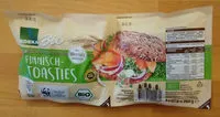 Mängden socker i Bio-Finnisch-Toasties