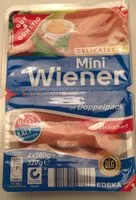 Mängden socker i Mini-Wiener