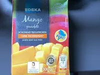 Mängden socker i Mango gewürfelt