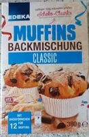 Mängden socker i Muffins Backmischung Classic