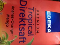 Mängden socker i Tropical Direktsaft Ananas-Orange-Mango
