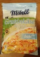 Mängden socker i Gratinkäse, leicht