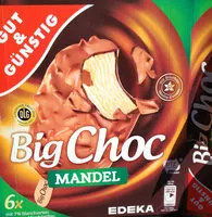 Mängden socker i Big Choc Mandel