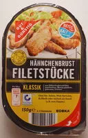 Mängden socker i Hähnchenbrust Filetstücke Klassik
