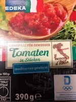 Mängden socker i Tomaten in Stücken Mediterran