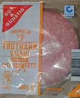 Mängden socker i Truthahn Salami