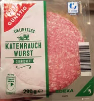 Mängden socker i Katenrauchwurst geräuchert