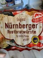Mängden socker i Original Nürnberger Rostbratwürste