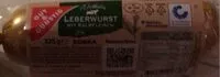 Mängden socker i Delikatess Leberwurst mit Kalbsfleisch