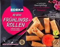 Mängden socker i 10 Mini Frühlingsfollen vorfrittiert, tiefgefroren