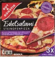 Mängden socker i Edelsalami Steinofenpizza