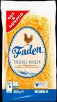 Mängden socker i Faden Nudeln