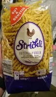 Mängden socker i Strickli Frischei-Nudeln