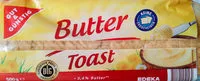 Mängden socker i Butter Toast