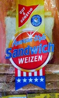 Mängden socker i American Style Sandwich Weizen