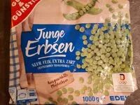 Mängden socker i G-Junge Erbsen