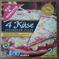 Mängden socker i 4 Käse Steinofen-Pizza