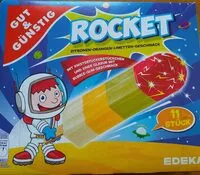 Mängden socker i Raketeneis