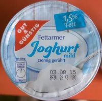 Mängden socker i Naturjoghurt