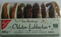 Mängden socker i Oblaten-Lebkuchen 3-fach sortiert