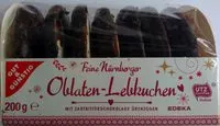 Mängden socker i Oblaten-Lebkuchen Zartbitter