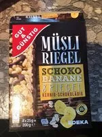 Mängden socker i Müsliriegel - Schoko-Banane