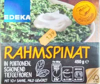 Mängden socker i Rahmspinat