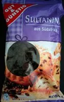 Mängden socker i Sultaninen aus Südafrika
