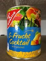 Mängden socker i Dose Fruchtcocktail