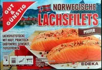 Mängden socker i Norwegische Lachsfilets Pfeffer