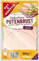 Mängden socker i Delikatess Putenbrust