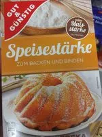 Mängden socker i Speisestärke