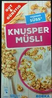 Mängden socker i Knusper Müsli