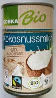 Mängden socker i Kokosnussmilch EDEKA Bio