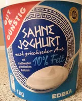 Mängden socker i Sahne Joghurt