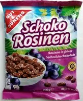 Mängden socker i Schokorosinen