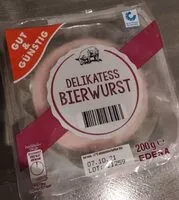 Mängden socker i Delikatess bierwurst