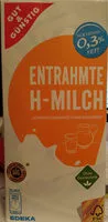 Mängden socker i Entrahmte H-Milch