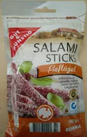 Mängden socker i Salami Sticks Geflügel