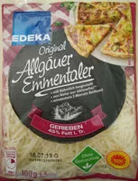 Mängden socker i Allgäuer Emmentaler