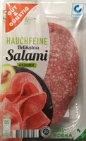 Mängden socker i Hauchfeine Delikatess Salami