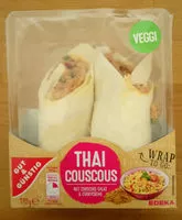 Mängden socker i Thai Couscous Wrap