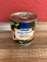 Mängden socker i Erbsen und Möhren