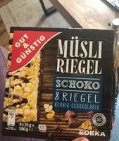 Mängden socker i Müsliriegel, Schoko