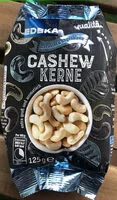 Mängden socker i Edeka Cashewkerne, Geröstet, Ungesalzen