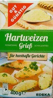 Mängden socker i Hartweizen Griess