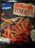 Mängden socker i Edeka Süßkartoffel Pommes