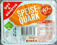 Mängden socker i K-Speisequark-0,99€/2.9