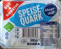 Mängden socker i Speisequark Magerstufe