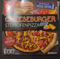 Mängden socker i Cheeseburger Steinofenpizza
